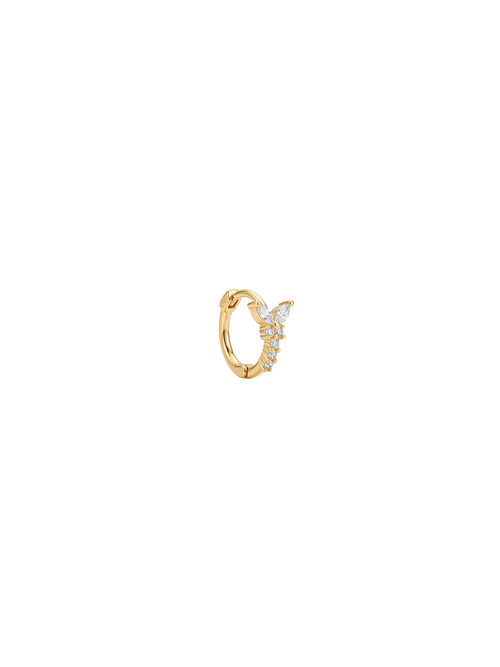 Aura Butterfly Glow Halka Piercing