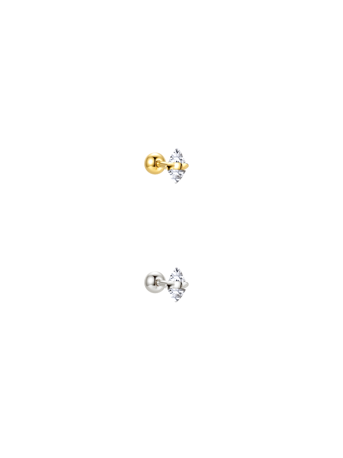 Aura Crystal Marquise Piercing