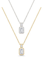 Aura Emerald Cut Kolye