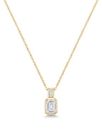 Aura Emerald Cut Kolye