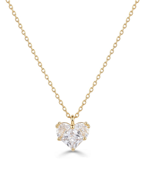 Aura Heart Cut Kolye