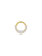 Aura Heart Halo Daith Halka Piercing