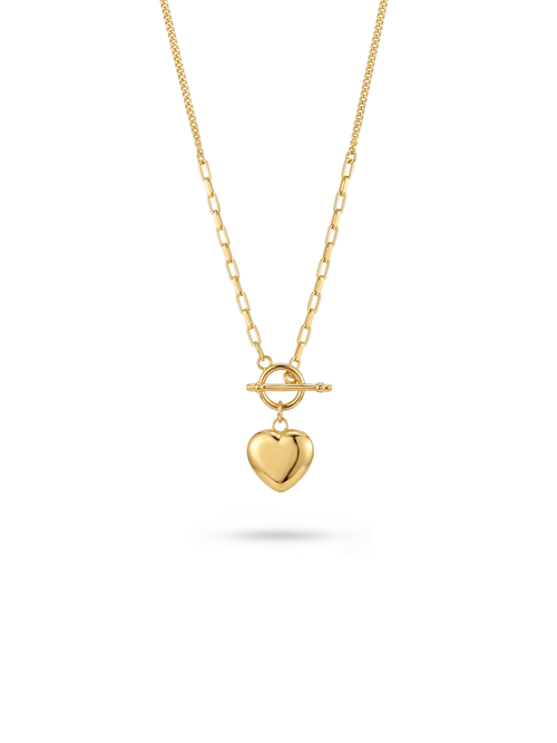 Aura Heart Lock Kolye
