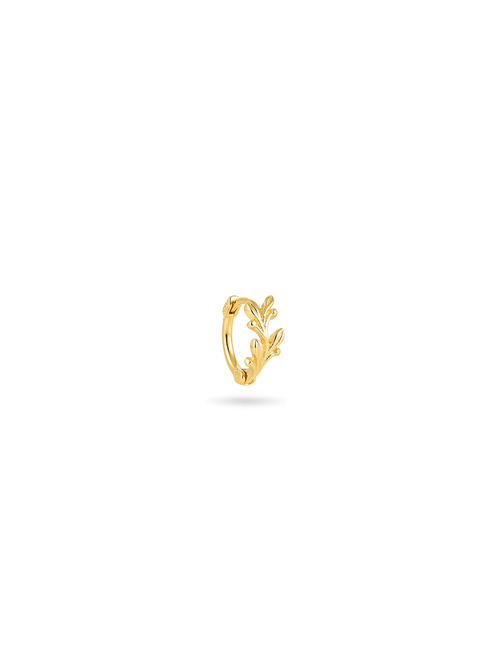 Aura Leaf Halka Piercing
