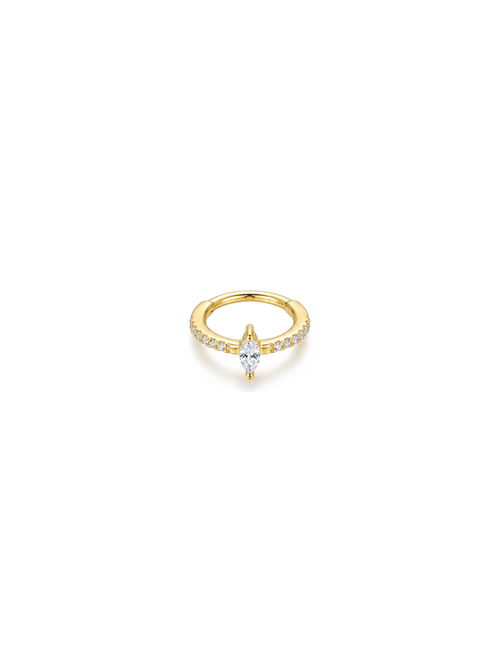 Aura Marquise Glow Daith Halka Piercing