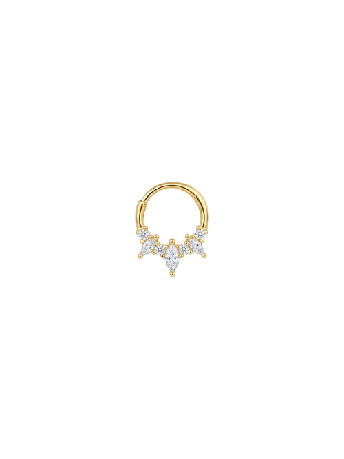 Aura Marquise Tiara Daith Halka Piercing