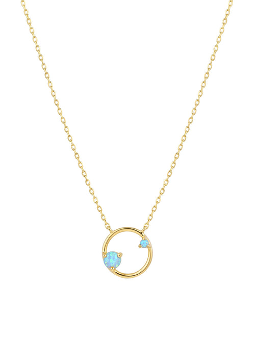 Aura Opal Orbit Kolye