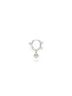 Aura Pearl Drop Tek Halka Küpe