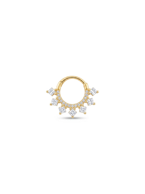 Aura Princess Crown Daith Halka Piercing