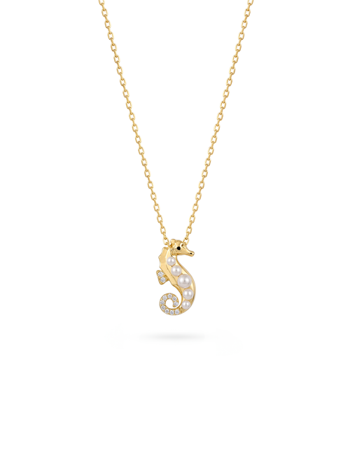 Aura Seahorse Pearl Kolye
