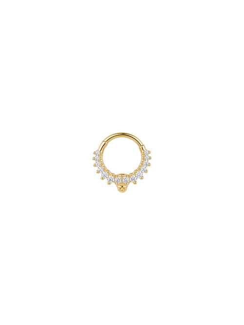 Aura Skull Glow Daith Halka Piercing