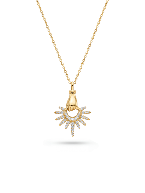 Aura Sun Hand Kolye