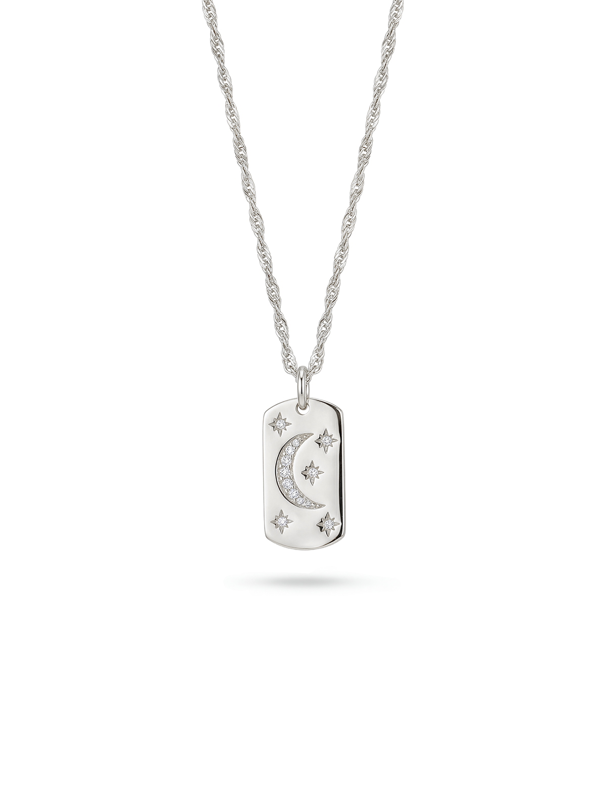 Aura Moon Tag Kolye