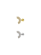 Sıra Baget Taşlı Yay Piercing