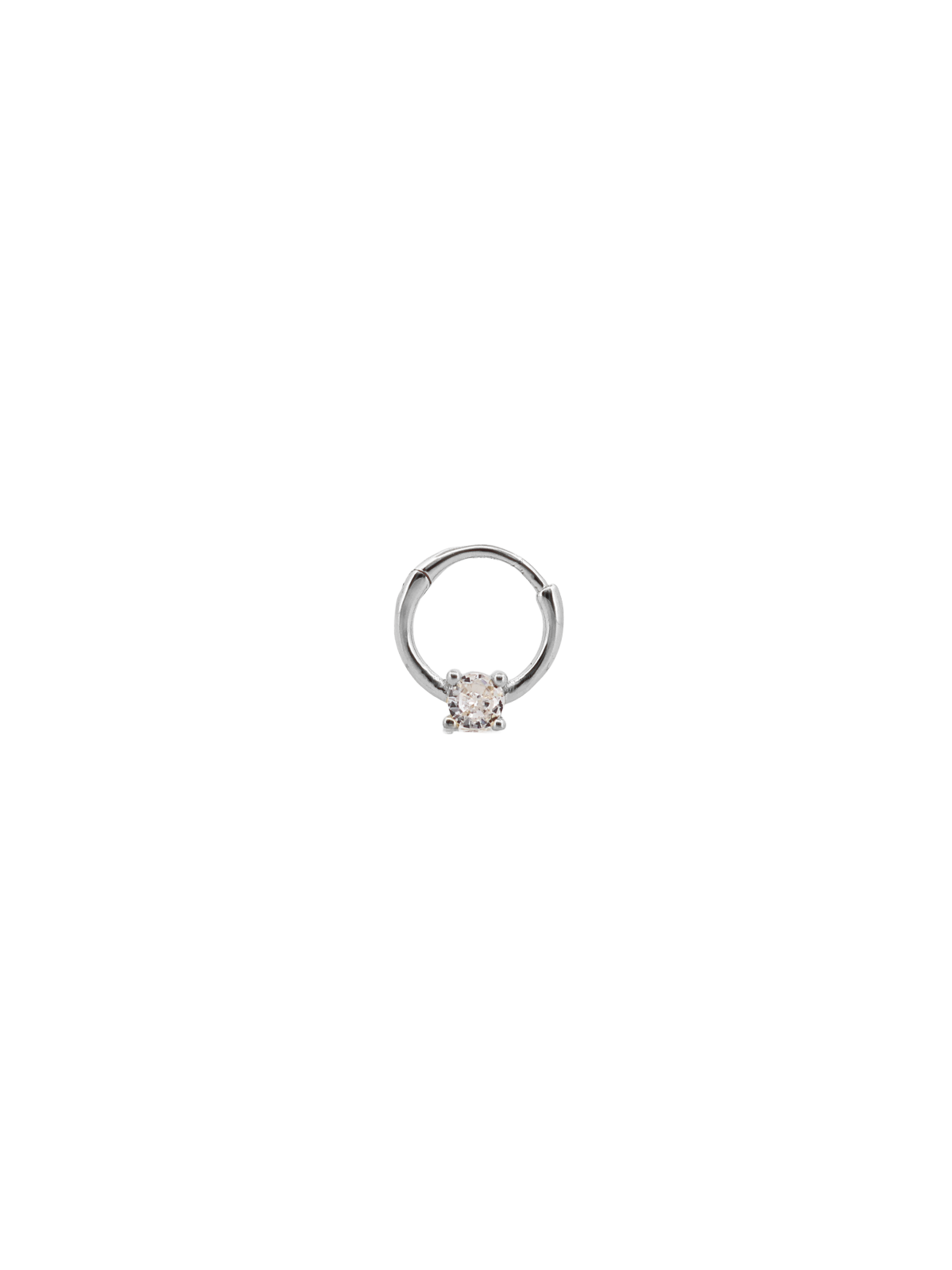 Dört Tırnak Tek Taş Daith Halka Piercing