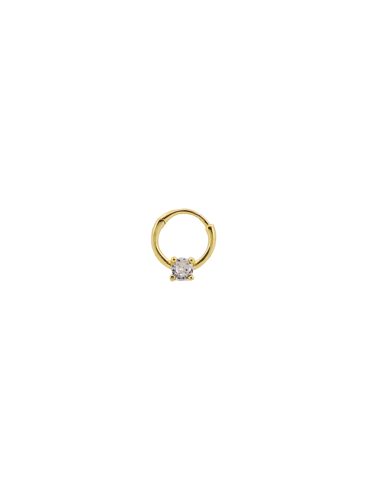 Dört Tırnak Tek Taş Daith Halka Piercing