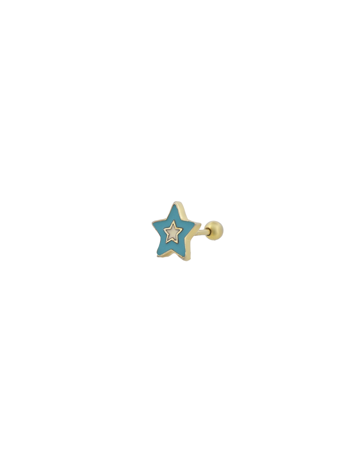 Renkli Yıldız Piercing