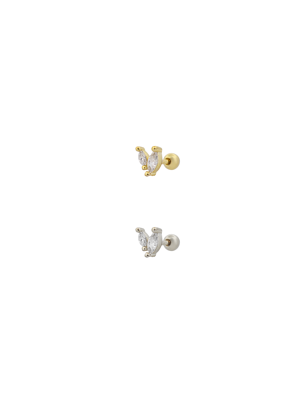 İki Markiz Yaprak Piercing