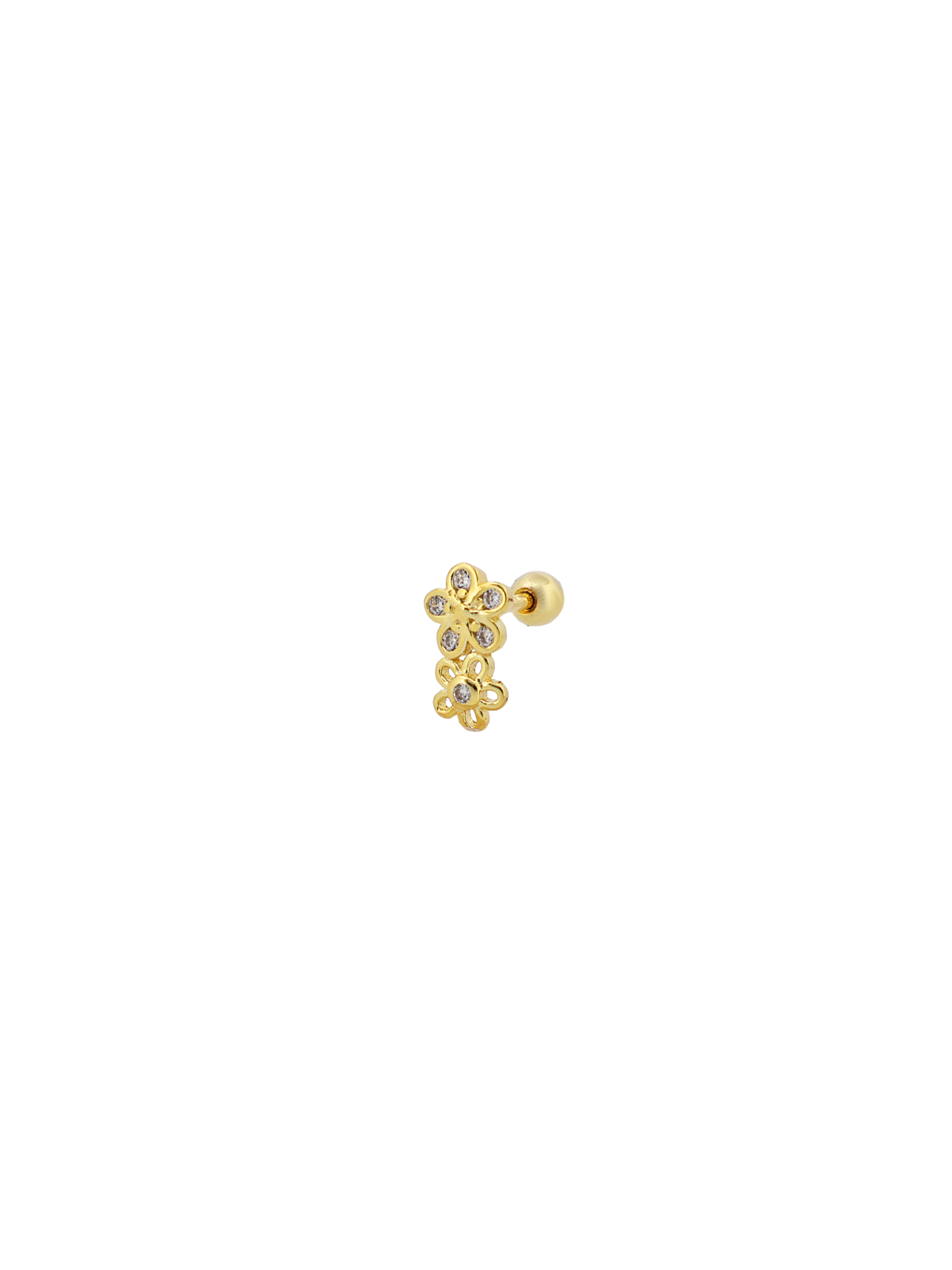 İkili Papatya Piercing