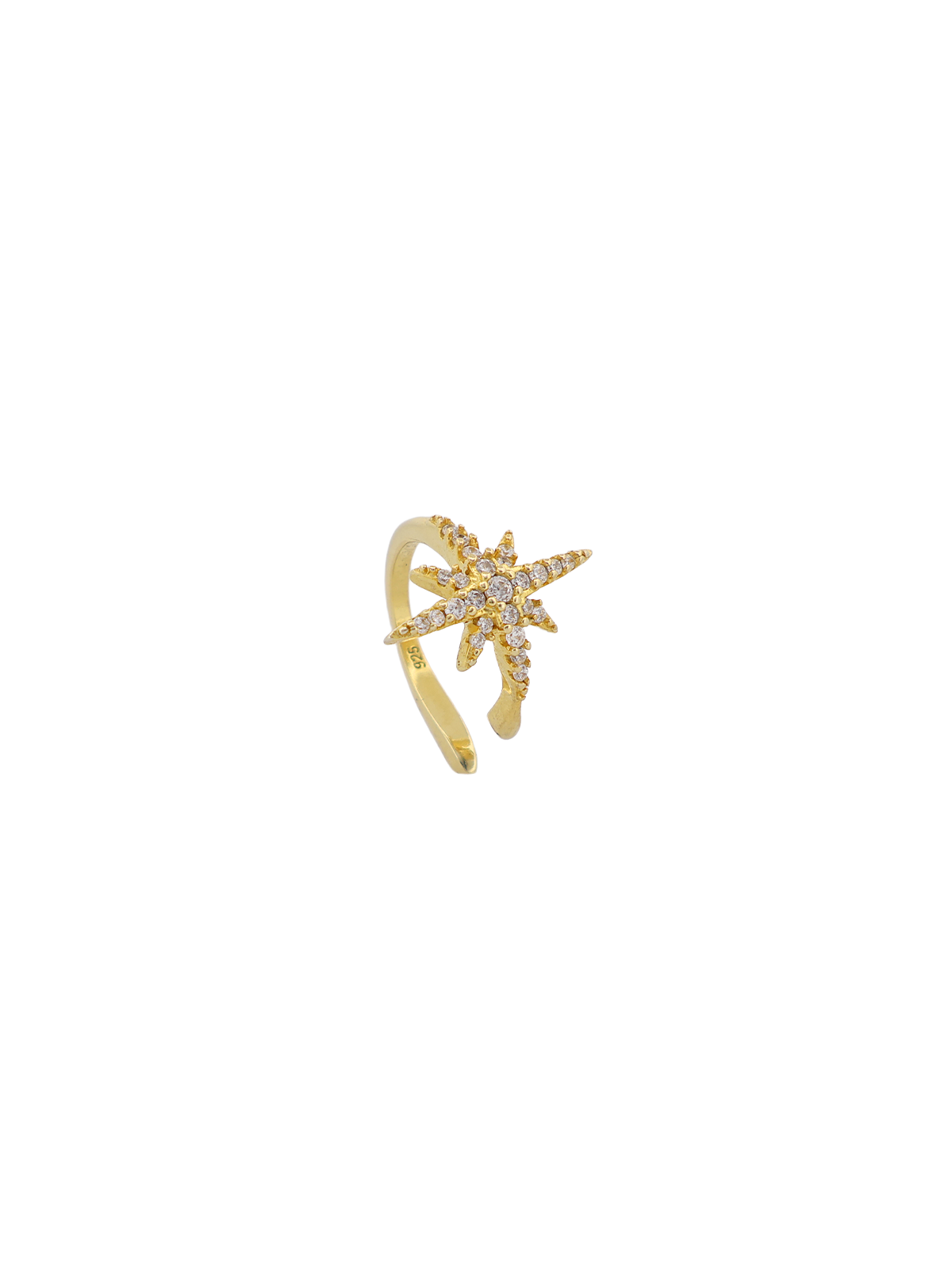 Taşlı Kutup Yıldız Ear Cuff