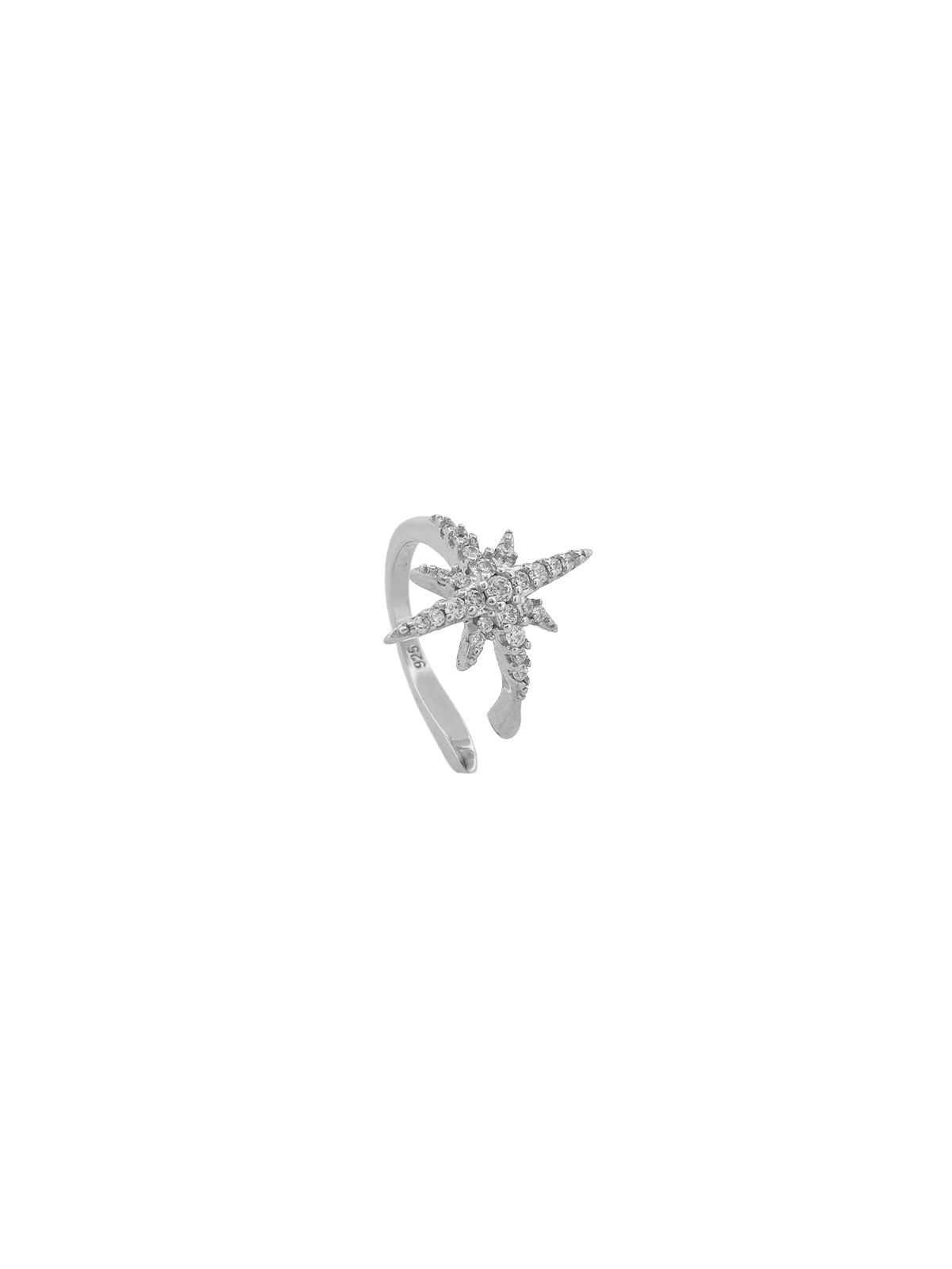 Taşlı Kutup Yıldız Ear Cuff