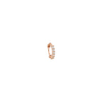 Micro Yarım Tur Taşlı Halka Piercing