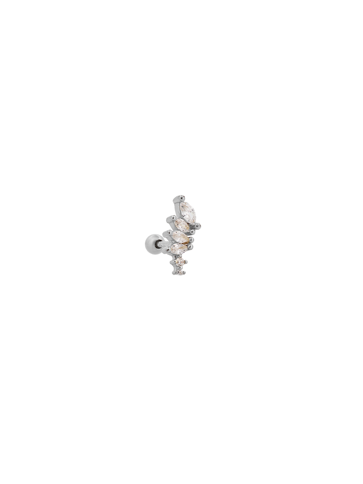 Mini Taşlı Süzme Markiz Taş Piercing