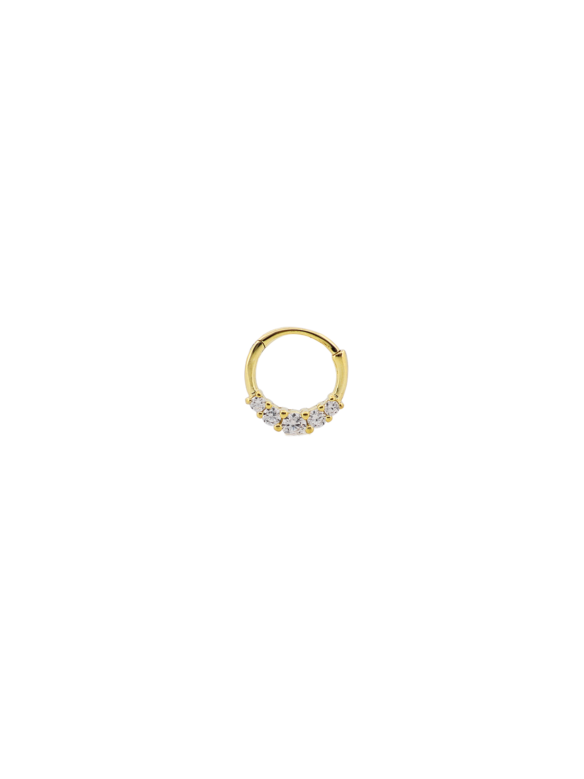 Orta İri Beş Taş Daith Halka Piercing