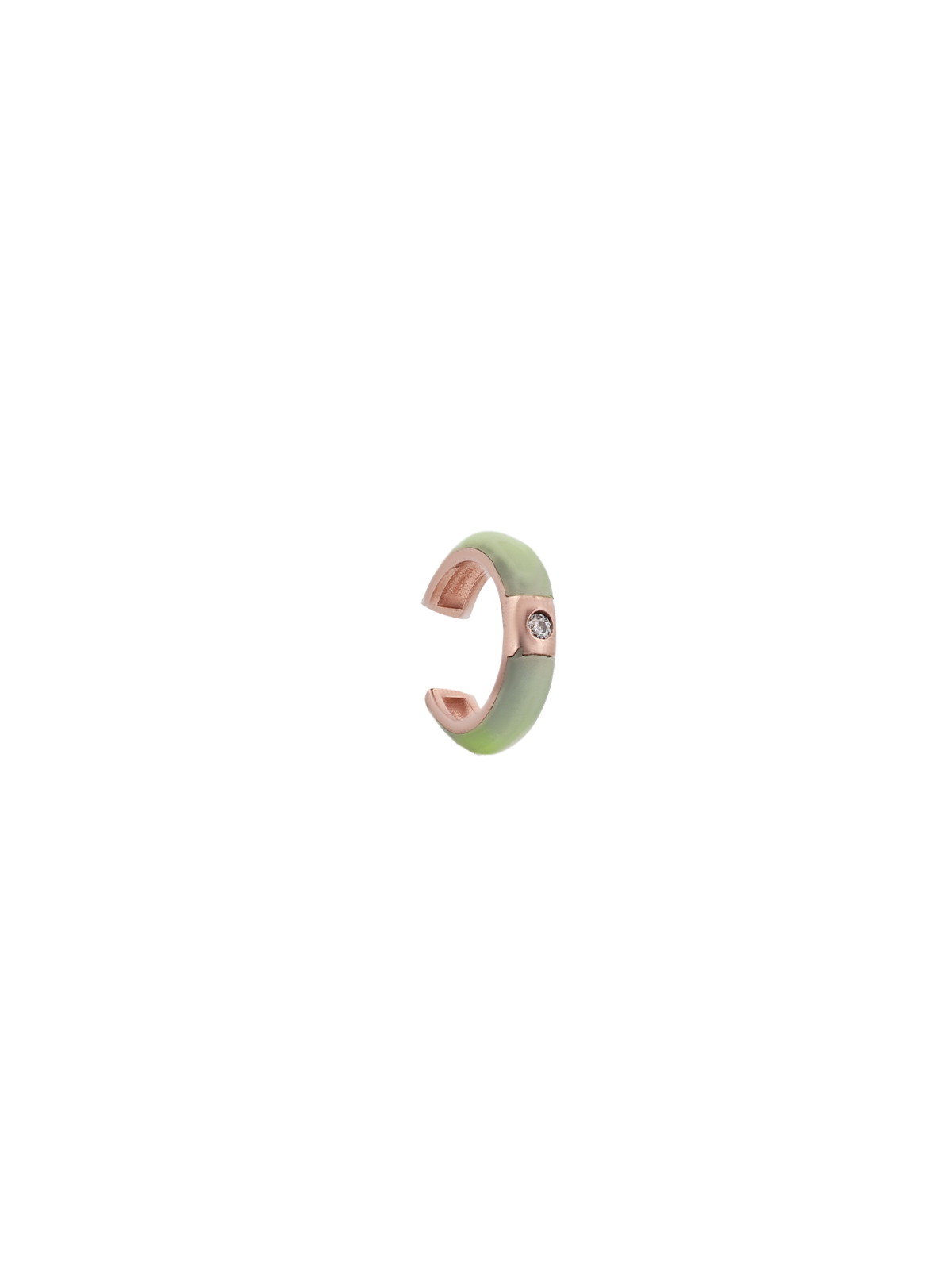 Orta Sıvama Taşlı Mineli Ear Cuff