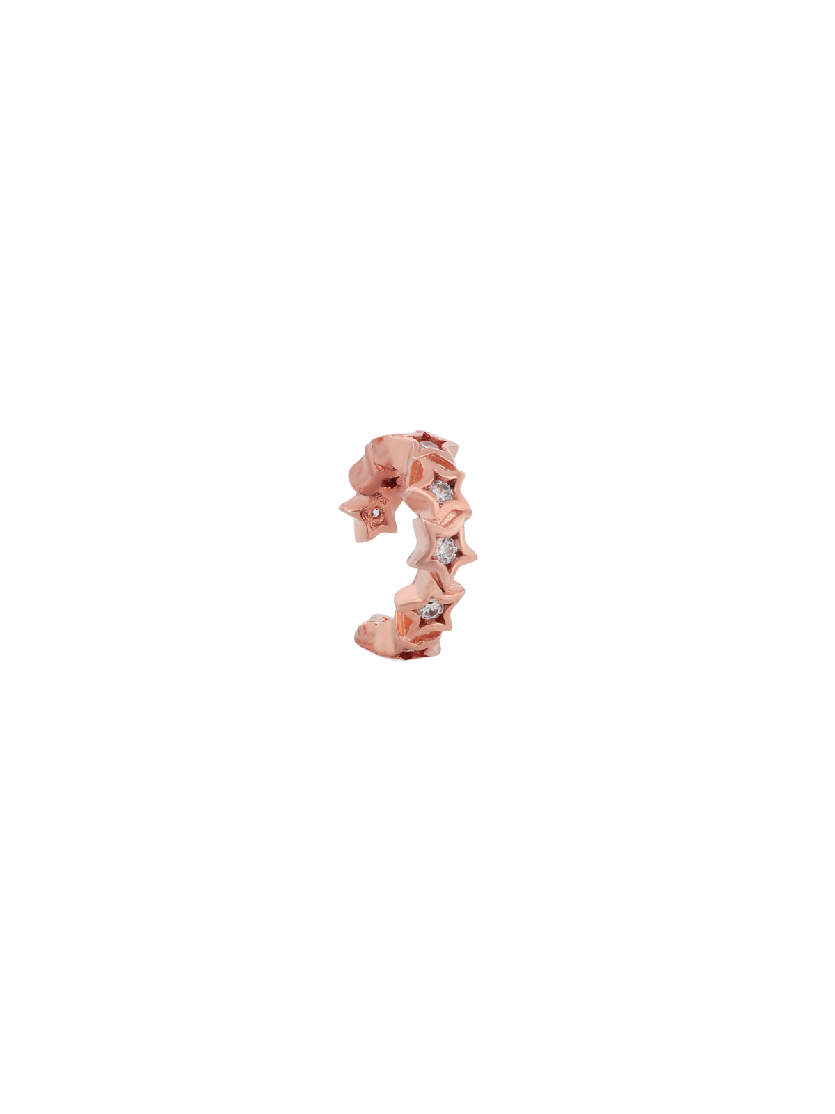Orta Taşlı Sıra Yıldız Ear Cuff