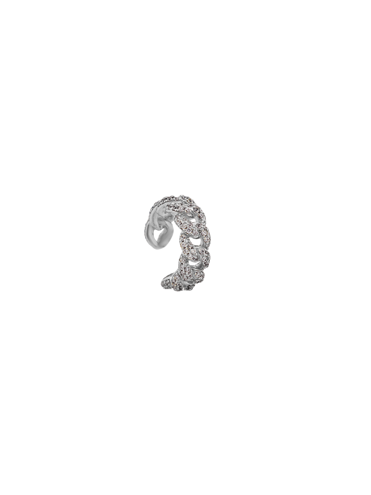 Taşlı Zincir Ear Cuff