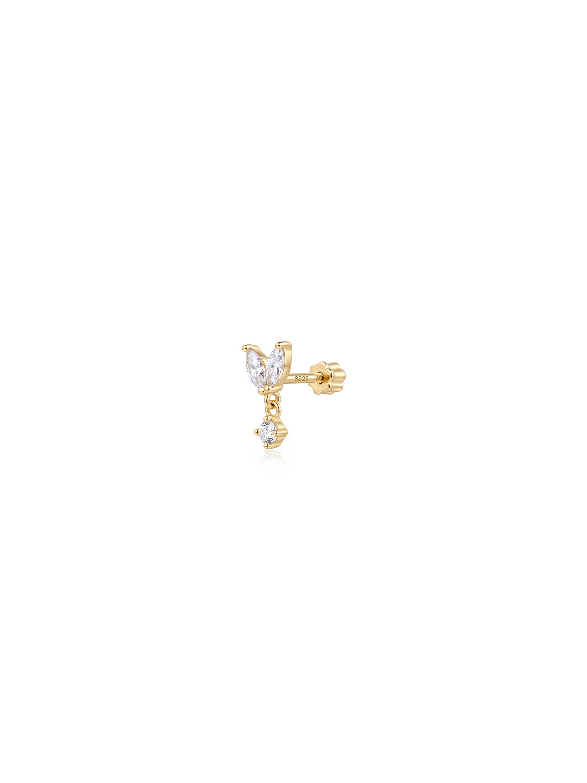 Soleil Flutter Drop Piercing
