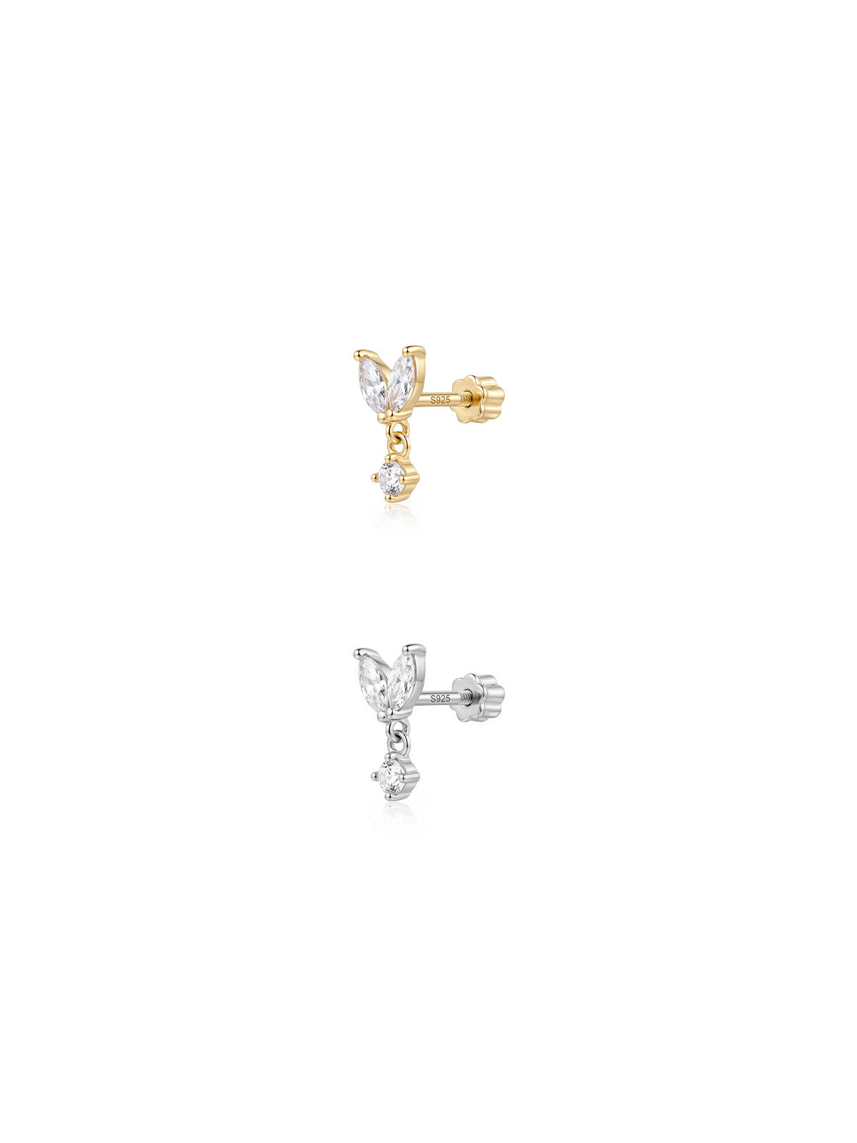 Soleil Flutter Drop Piercing