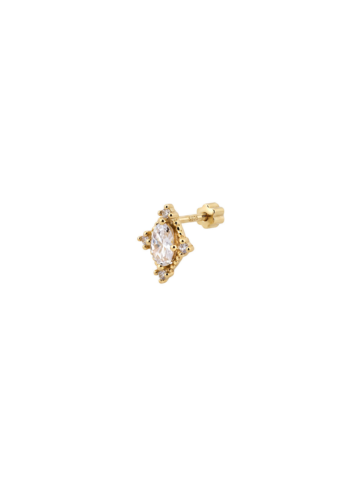 Soleil Oval Glow Piercing