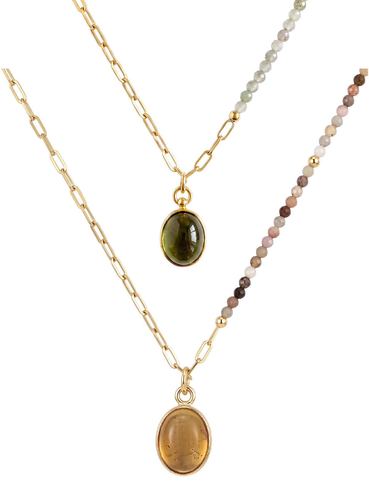 Soleil Tourmaline Muse Kolye