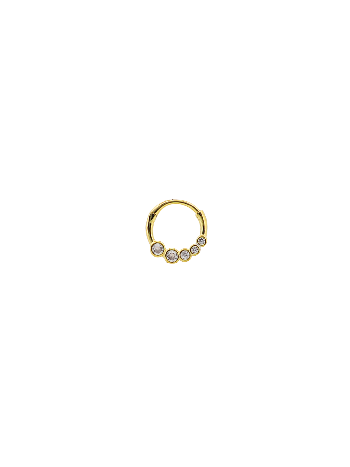 Süzme Sıvama Beş Taş Daith Halka Piercing