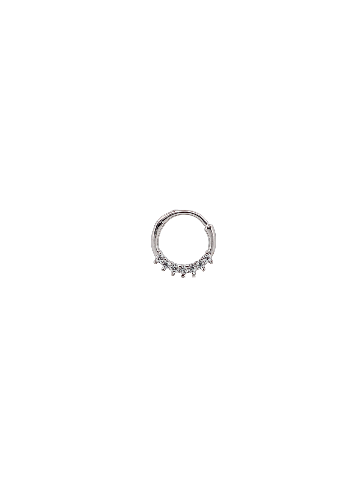 Üç Tırnak Yedi Taş Daith Halka Piercing