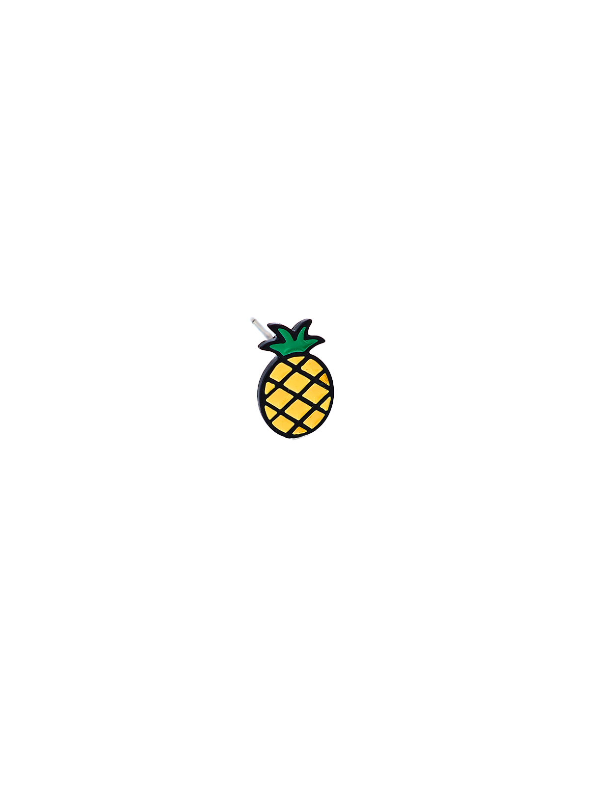 Ananas Tek Küpe