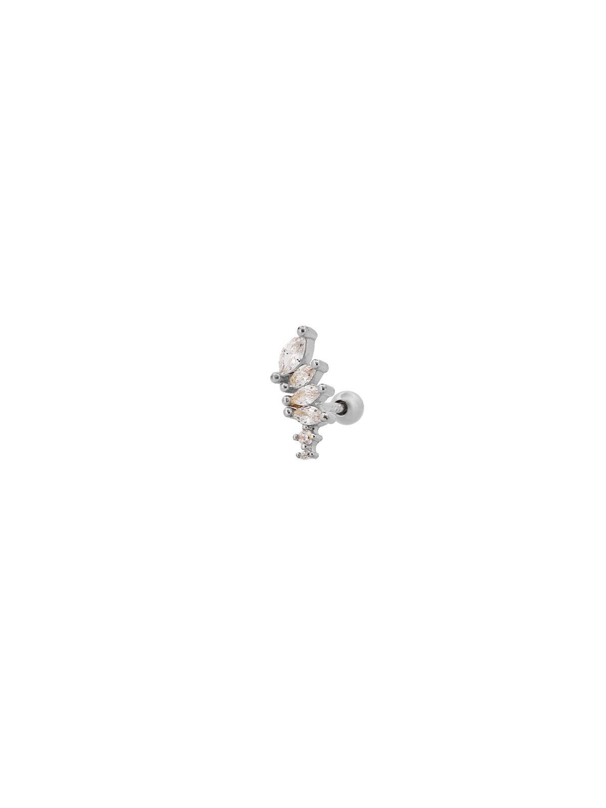 Mini Taşlı Süzme Markiz Taş Piercing
